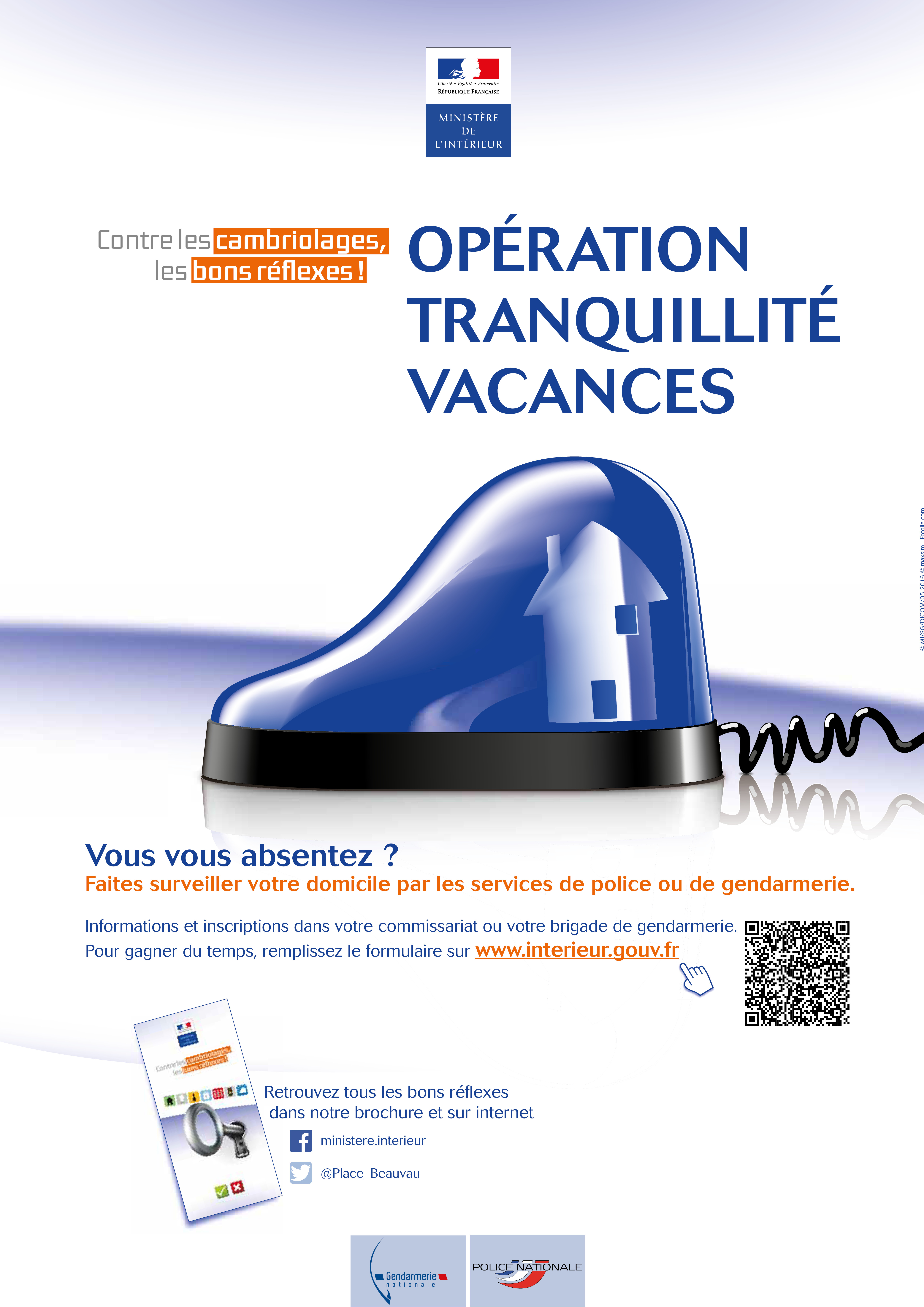 Opération tranquillité vacances